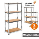 Hoiuriiulid 180x120x60 MASTER (3 tk)