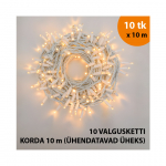 V&auml;lis- ja siseruumides kasutatav valguskett (LED tuled) 100 m PROLED valge