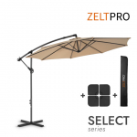 Aiavarju terrassile Select Taupe koos raskusplaadi ja kaitsekattega