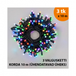 V&auml;lis- ja siseruumides kasutatav valguskett(LED tuled) 30 m PROLED RGB