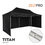 Suured telgid 4x8 must Zeltpro Titan