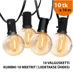 V&auml;listingimustes kasutatav valguskett (LED tuled) 100 m Elegance