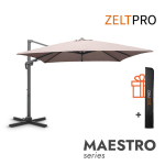 P&auml;ikesevarjud terrassile Maestro Taupe (kingituseks kaasa kaitsekate)