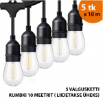 V&auml;listingimustes kasutatav valguskett (LED tuled) 50 m Drop