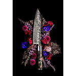 Sepistatud Limited Edition Kiritsuke nuga koos tuppidega