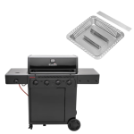 Char-Broil Essential 4G gaasigrilli komplekt koos s&ouml;ekastiga