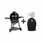 Kamado Char-Griller Akorn komplekt s&ouml;egrillile v&auml;litingimustes