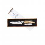 Jaapani terasest Santoku nuga - sepistatud Katai 14cm