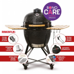 Kamado Bono Grande Black s&ouml;egrill v&auml;litingimustes