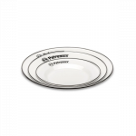 Petromax emailitud taldrikud, valge komplekt