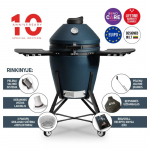 Kamado Bono Evo Media s&ouml;egrill, mattsinine