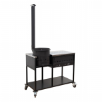 Laud koos Kaasani pliidi ja ABAS BBQ grilliga