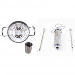 Kana hoidja koos tassi ja roostevabast terasest s&uuml;stlaga Char-Broil