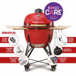 Kamado Bono Grande Limited Red Carbon v&auml;ligrill