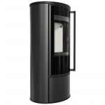 Automaatselt sulguva uksega puuk&uuml;ttega ahi Kratki ERIK 5,5 kW