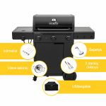 Char-Broil Essential 3G gaasigrilli komplekt