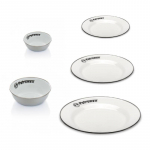 Valge emailitud s&ouml;&ouml;gin&otilde;ude komplekt Petromax