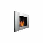 Bio kamin Kratki Quat Black poleeritud