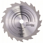 Saeketas puidule Bosch SPEEDLINE WOOD; 160x2,4x16,0 mm; Z12; 15&deg;