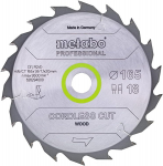 Saeketas puidule Metabo 628295000; DI; 165x20 mm; Z36; 15&deg;