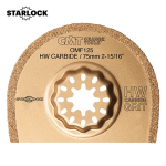 Saeleht, pool&uuml;mar CMT OMF125 Carbide &Oslash;75 mm; 1 tk