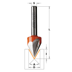 Tapifrees, V-kujuline CMT; S=1/4''; D=12,7 mm