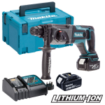 Akupuurvasar Makita DHR241RTJ; 2,0 J; SDS-plus; 18 V; 2x5,0 aku
