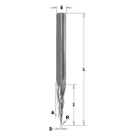 Frees puurile CMT; S=1/4''; D=1,6 mm