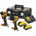T&ouml;&ouml;riistakomplekt DeWalt DCK2050H2T-QW (DCD805 + DCF850); 18 V; 2x5,0 Ah aku