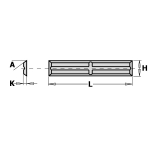 H&ouml;&ouml;vel CMT 790.200.01; 20x4,1x1,1 mm; HWM; 1 tk