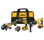 T&ouml;&ouml;riistakomplekt DeWalt DCK308DM-QW (DCF620 + DCG405 + DCH133) 18 V; 1x2,0/4,0 Ah aku