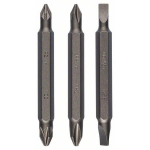 Kaheotsaga kruvi otsik Bosch 2609255960; 1/4''; 60 mm; 3 tk