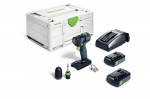 Trell-kruvikeeraja Festool TXS 18 C 3,0-Plus 18 V; 2x3,0 Ah aku
