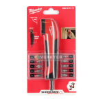 Parempoolne puurvarda kinnitus Milwaukee 4932471274 + Otsikud