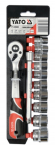 Padrunv&otilde;tmete komplekt Yato YT-38683; 3/8''; 12 tk