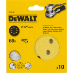 Lihvpaber puidule DeWalt DT3102-Q; K60; 125 mm; 10 tk