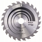 Saeketas puidule Bosch OPTILINE WOOD; 200x2,8x30,0 mm; Z24; 15&deg;