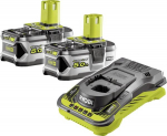 Tarvikute komplekt Ryobi RC18150-250; 18 V; 2x5,0 Ah aku + Laadija