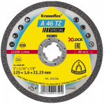 Abrasiiv l&otilde;ikeketas Klingspor A 46 TZ Special; 125x1,6 mm; X-Lock; 25 tk