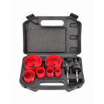 Augufreesi komplekt AWTools AW49660; Bi-metal; 22-73 mm; 8 tk