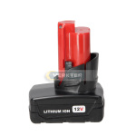 Aku Ahlio 10.8/12 V; 4,0 Ah; Li-ion; sobib Milwaukee t&ouml;&ouml;riistadele