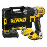 L&ouml;&ouml;ktrell-kruvikeeraja DeWalt DCD706D2-QW; 12 V; 2x2,0 Ah aku