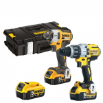 T&ouml;&ouml;riistakomplekt DeWalt DCK276P3; (DCD996 + DCF887); 18 V; 3x5,0 Ah aku