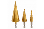 Astmeline koonuspuur Hogert HT6D325; 1/4''; 4-12/4-20/4-32 mm; 3 tk