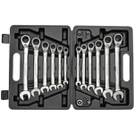 K&auml;ristiga mutriv&otilde;tmete komplekt Gedore 3300060; 8-19 mm; 16 tk