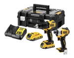T&ouml;&ouml;riistakomplekt DeWalt DCK2060L2T-QW (DCD778 + DCF787); 18 V; 2x3,0 Ah aku