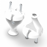 Pistik AWTools AW24803; 10 tk; valge