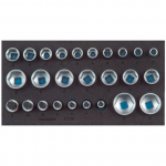 Padrunv&otilde;tmete komplekt Gedore 1500 CT1-19; 1/2''; 26 tk