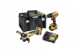 T&ouml;&ouml;riistakomplekt DeWalt DCK2026P2T-QW (DCD805+DCG405+DCB184+DCB1104); 18 V; 2x5,0 Ah aku