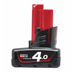Aku Milwaukee M12B4; 12 V; 4,0 Ah; Li-ion